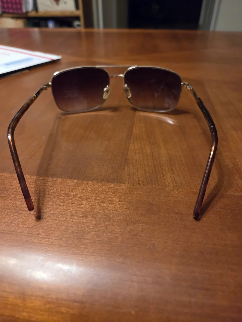 Kenneth Cole Reaction Gold Frame with Brown Gradient Lenses Sunglasses